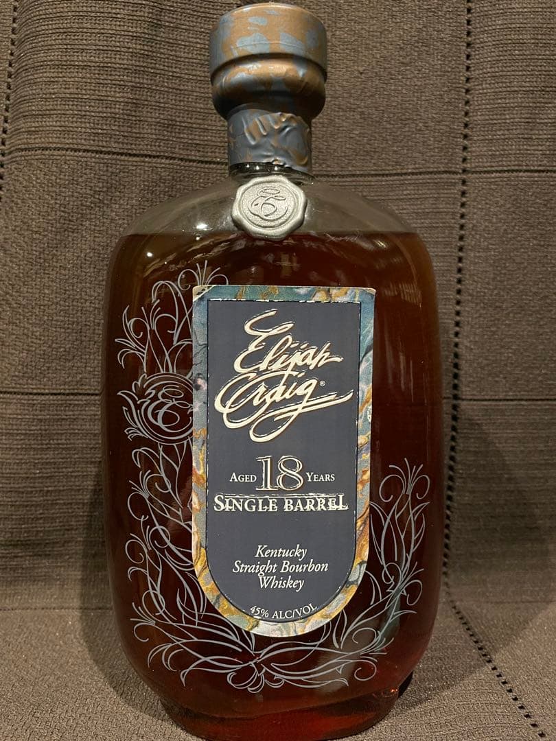 エライジャ クレイグ シングルバレル 18年 750ml 45％ バーボン