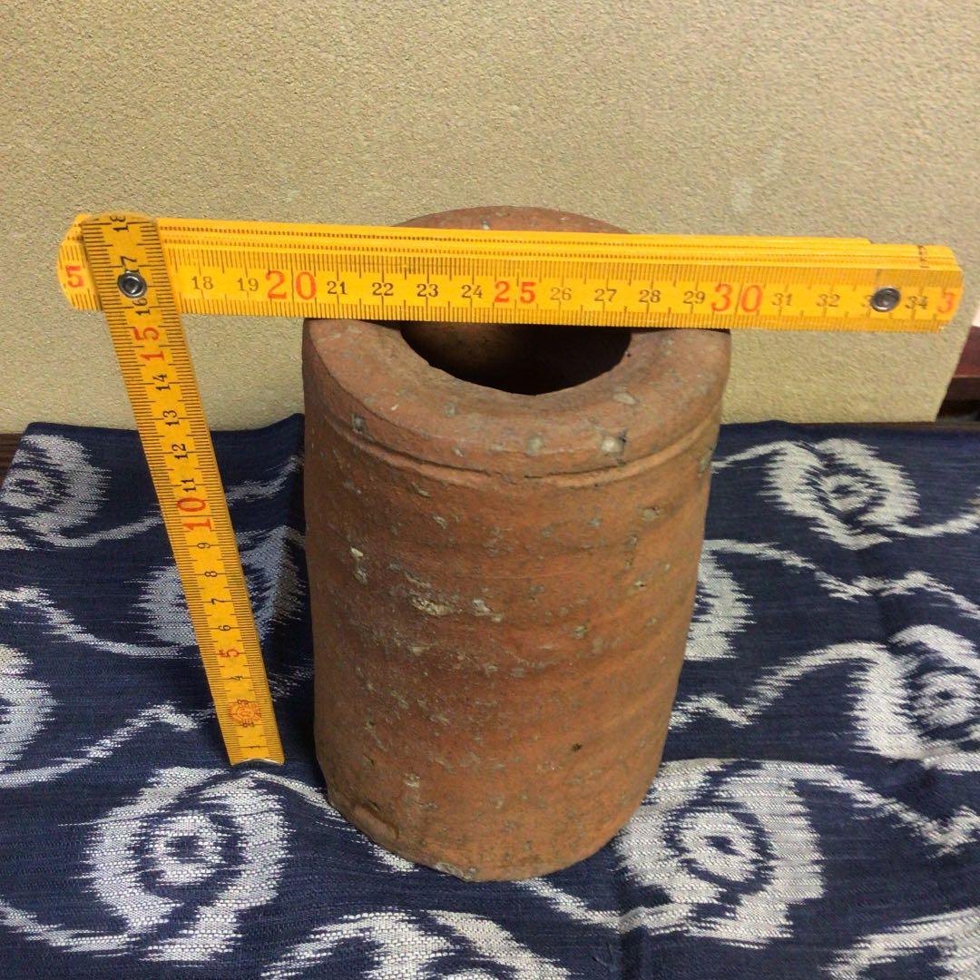 桃山時代の信楽焼の筒花瓶