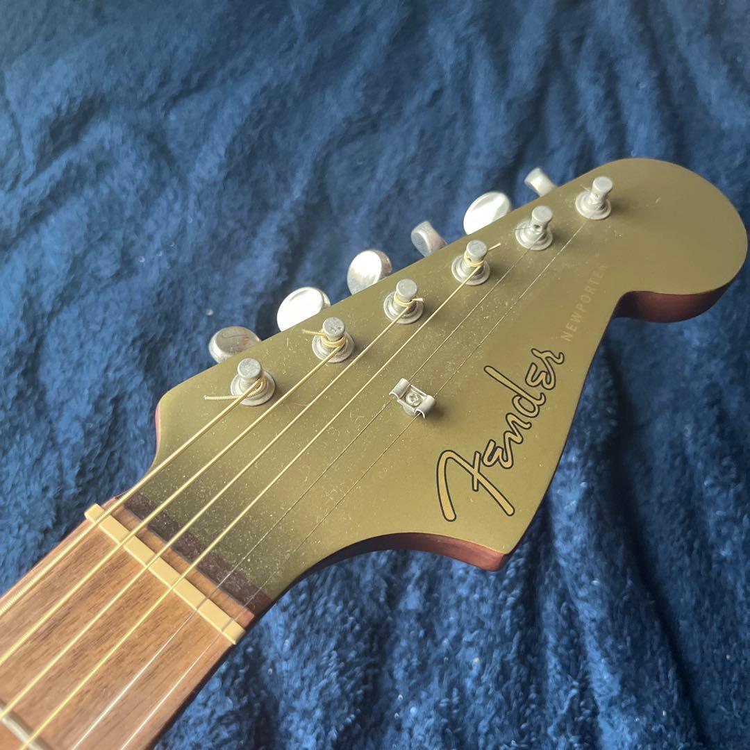 Fender エレアコ オリーブサテン