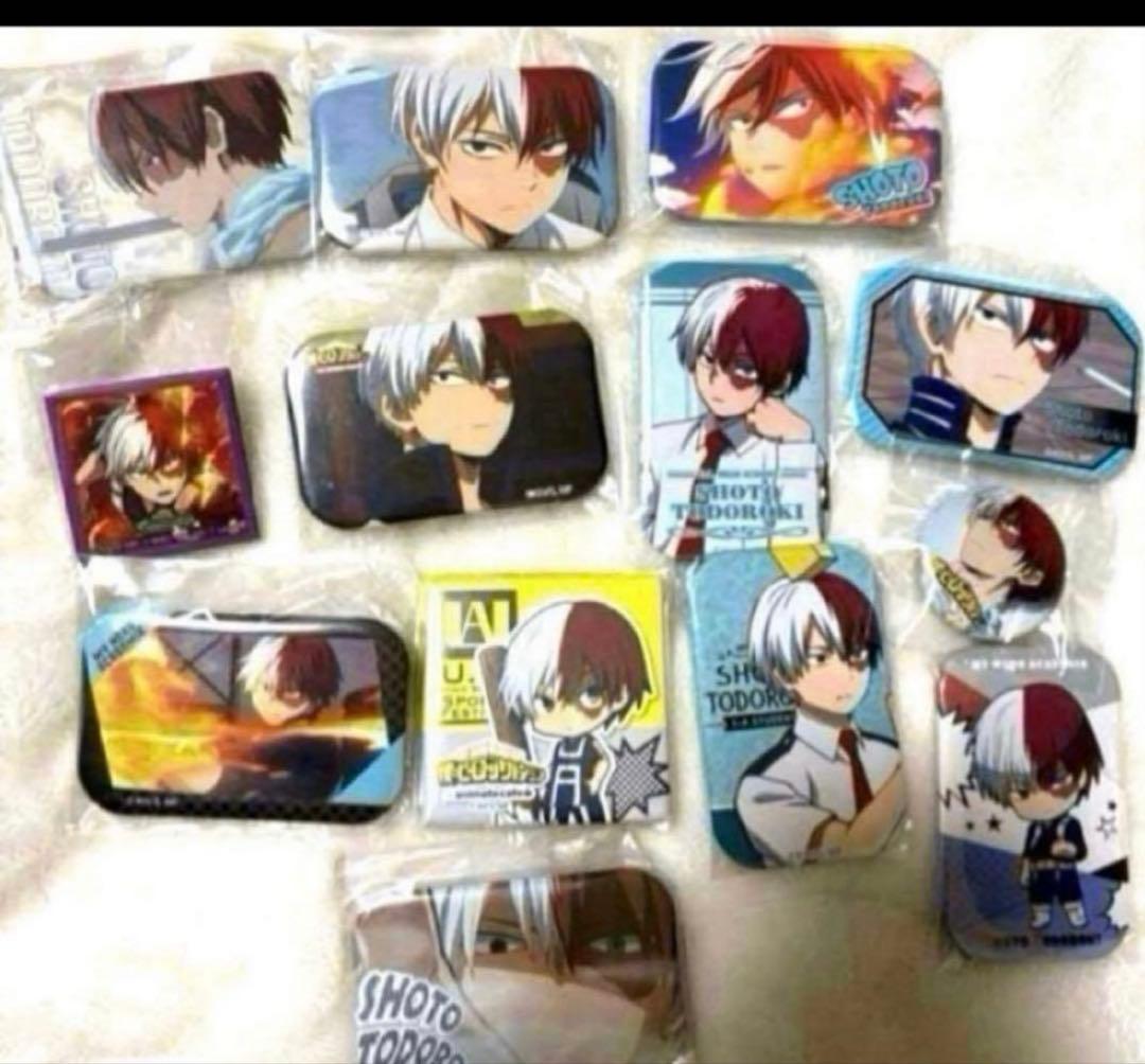 【まとめ売り】僕のヒーローアカデミア ヒロアカ 轟焦凍 缶バッジ ポストカード