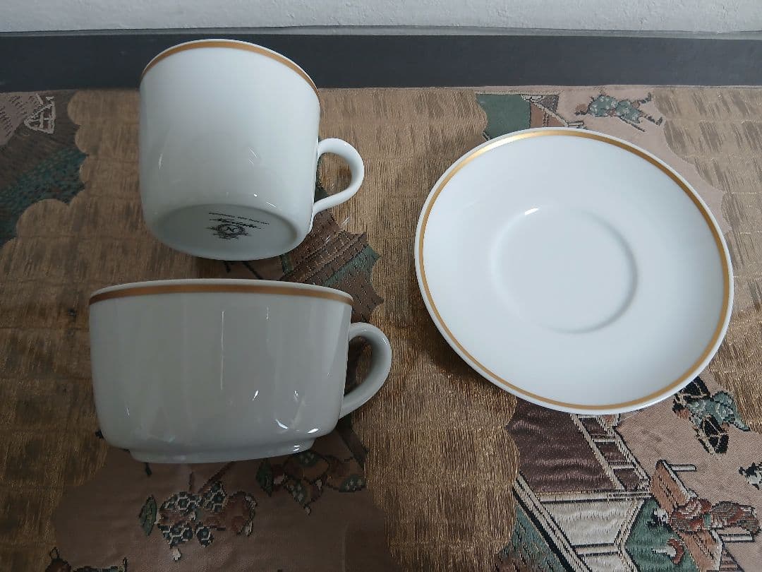 70年代　パンナム　ファーストクラス　機内　カップ　ソーサー　パンアメリカン航空