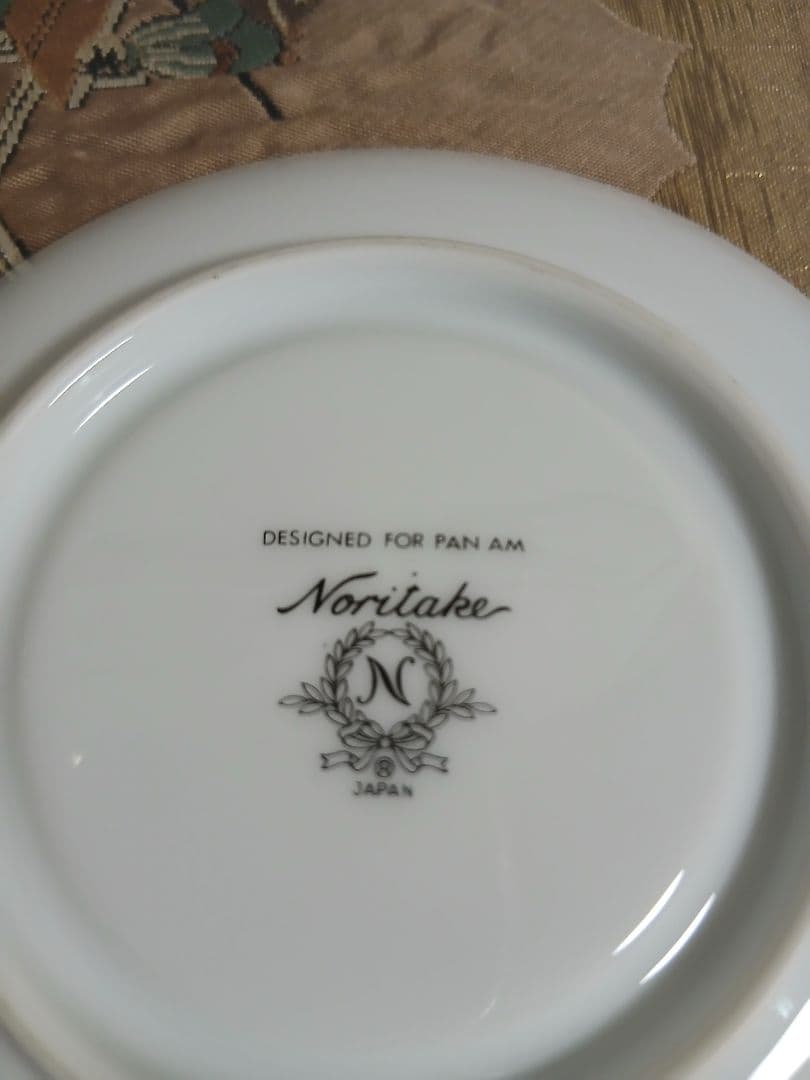 70年代　パンナム　ファーストクラス　機内　カップ　ソーサー　パンアメリカン航空