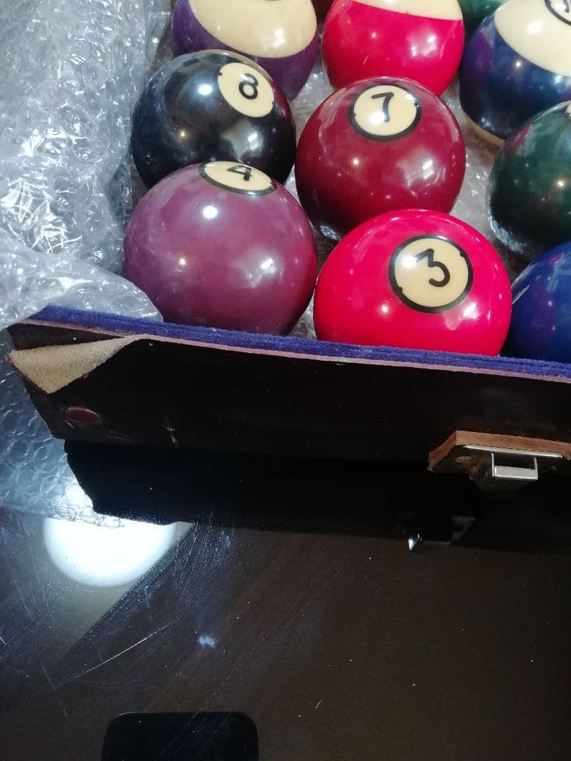 ビリヤードボール　セット！レトロ！
