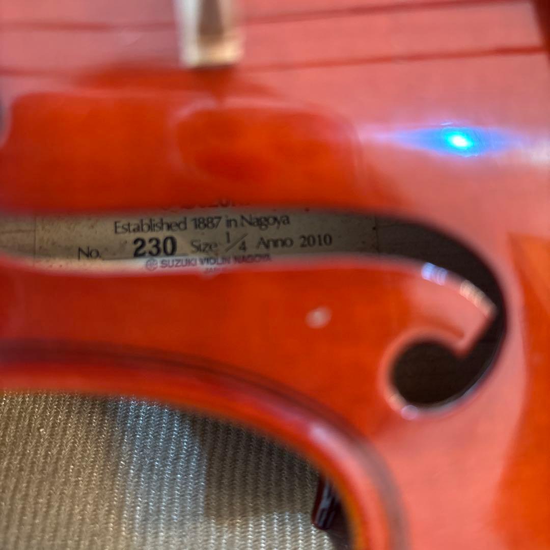 スズキ バイオリン 1/4 No.230 Anno2010