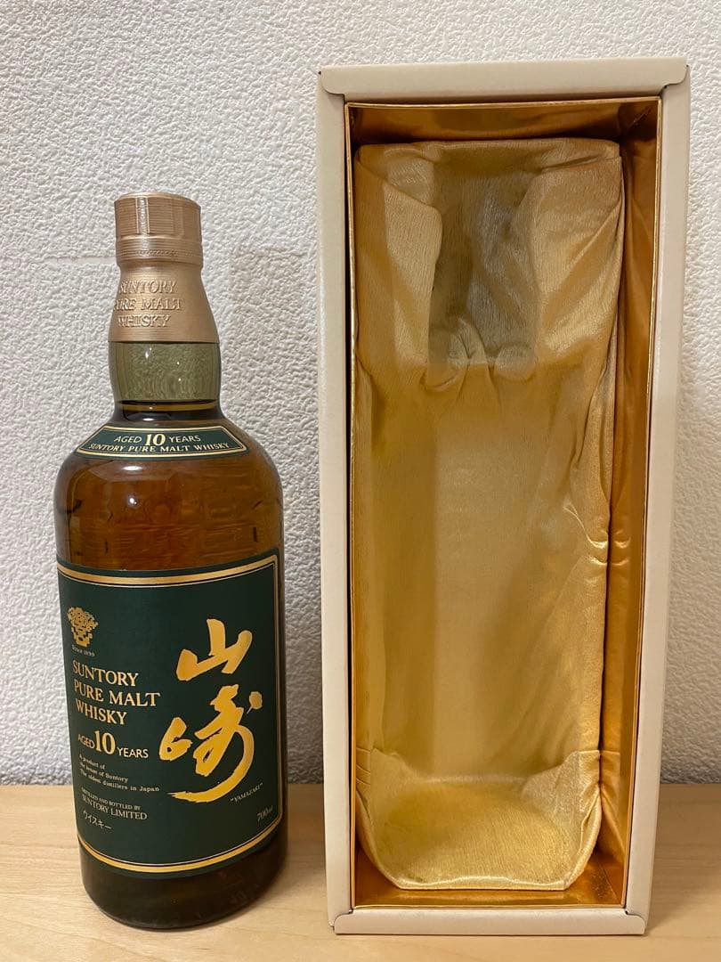サントリー 山崎 ピュアモルト グリーンラベル10年 700ml 箱付き