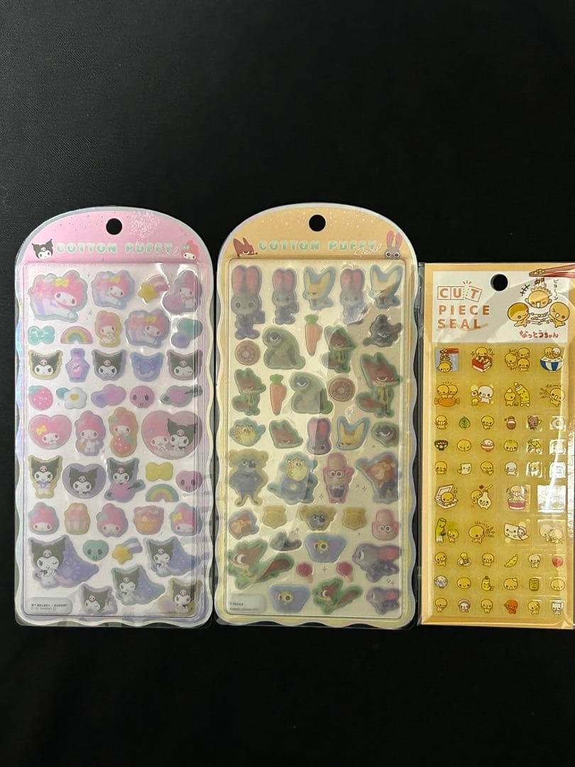 【正規品】ボンボンドロップシール　コットンパフィーシール　15枚まとめうり