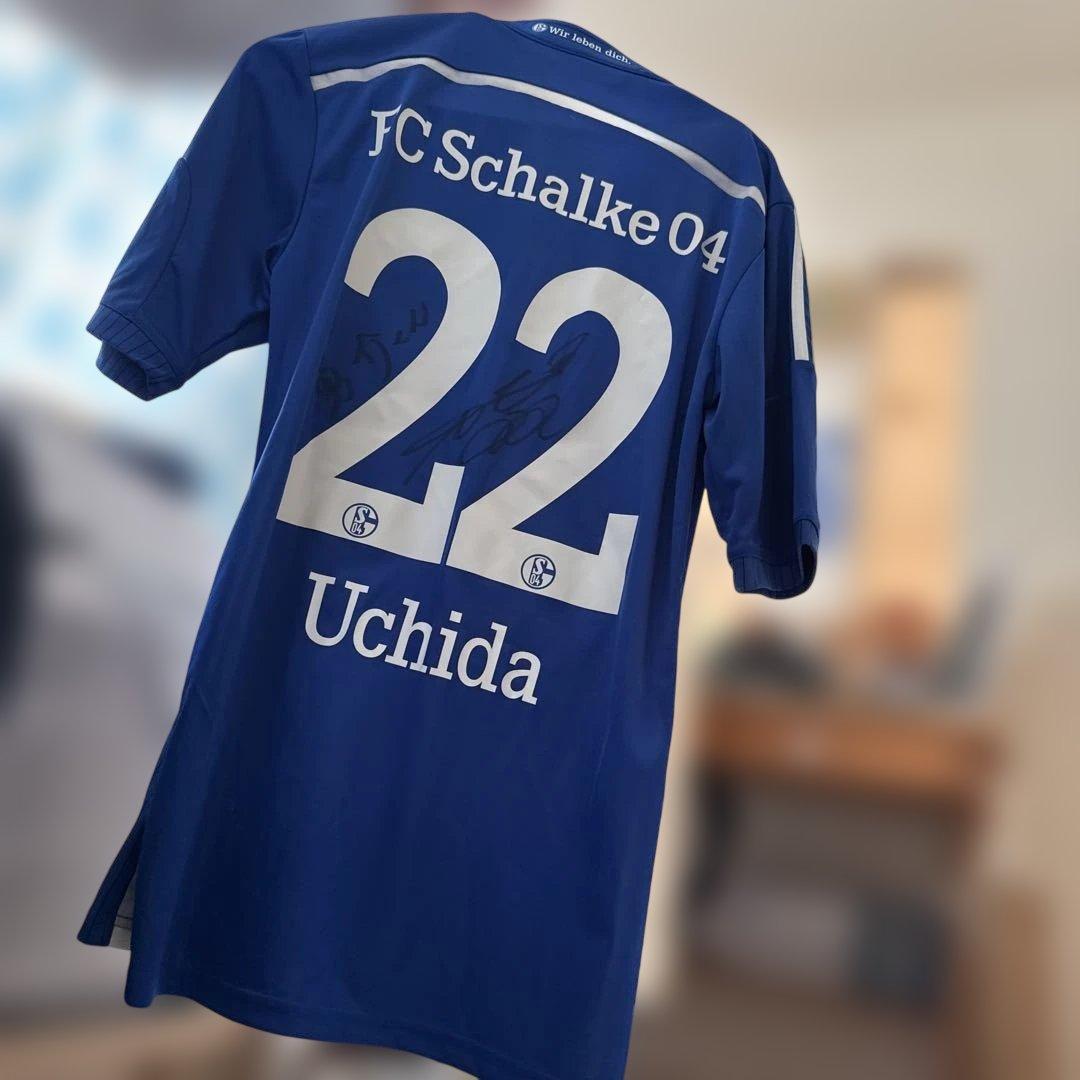 【勇介限定】FC Schalke 04 Uchida サイン入りシャツ Sサイズ