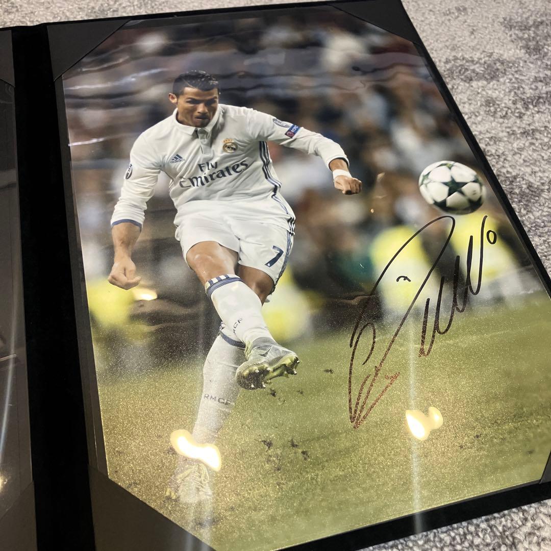 クリスティアーノ・ロナウド 直筆サイン　ダグアウト