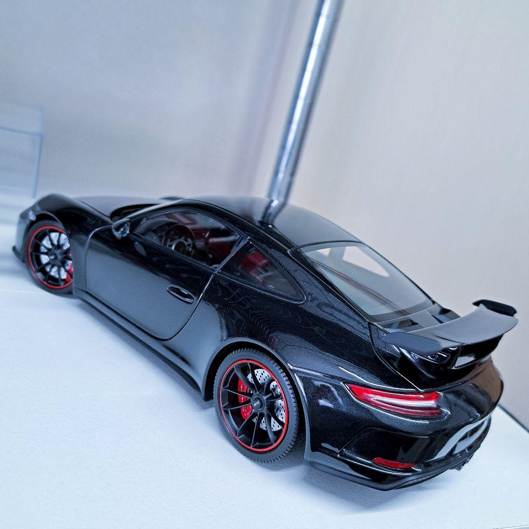 【開封美品】 ミニチャンプス 1/18 ポルシェ 911 GT3 (2017)