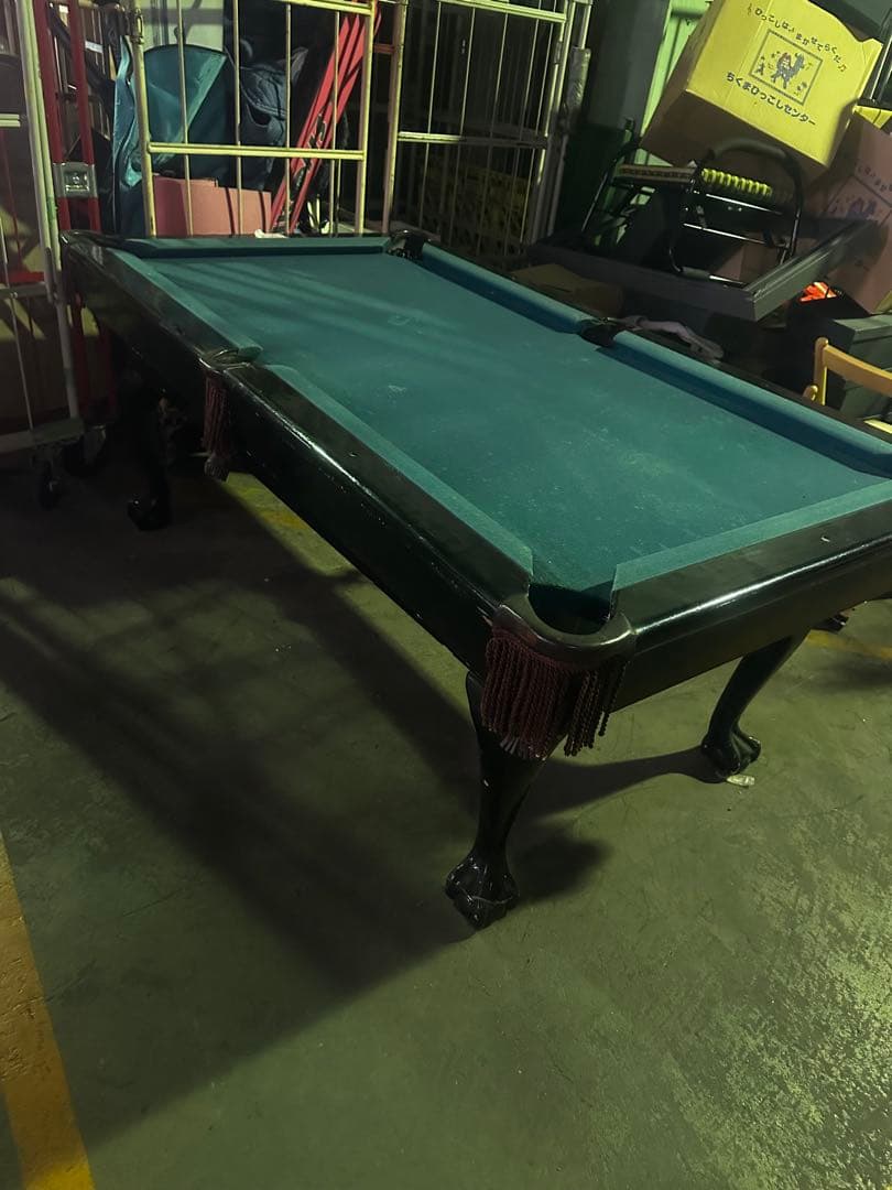 と*ち様 クラシックビリヤードテーブル 黒