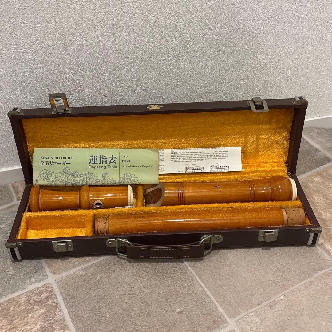 【希少 】ZEN-ON ゼンオン 全音 テナーリコーダ － 2300Bバロック式