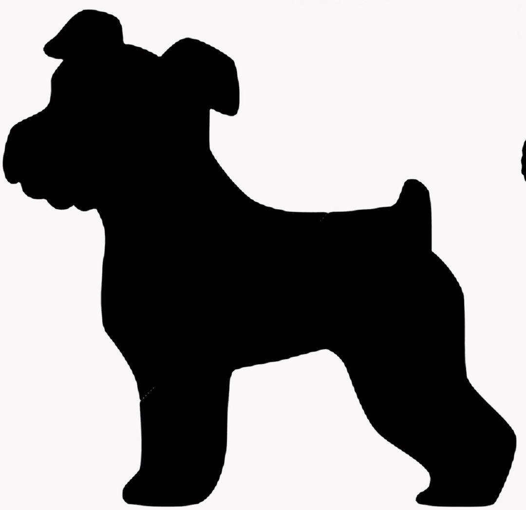 迷子札のシルエット