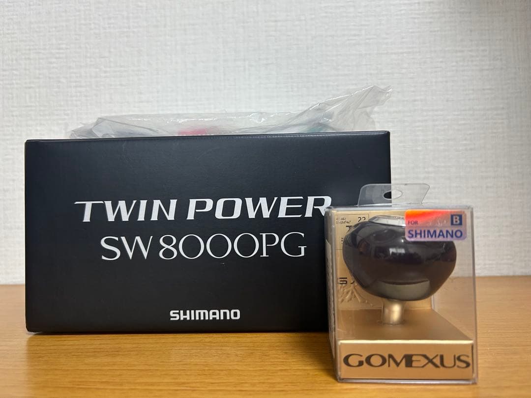 21 ツインパワー SW 8000PG シマノ ゴメクサス　ノブT50B付き