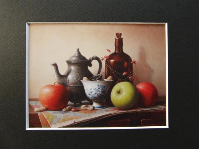 伊熊義和「旅路」、希少画集より、状態良好、新品高級額装付