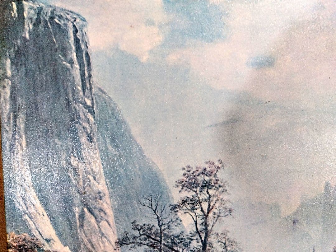 風景画　油彩画　 アンティーク額縁　ゴールドフレーム　【P20号】「匿名配送」