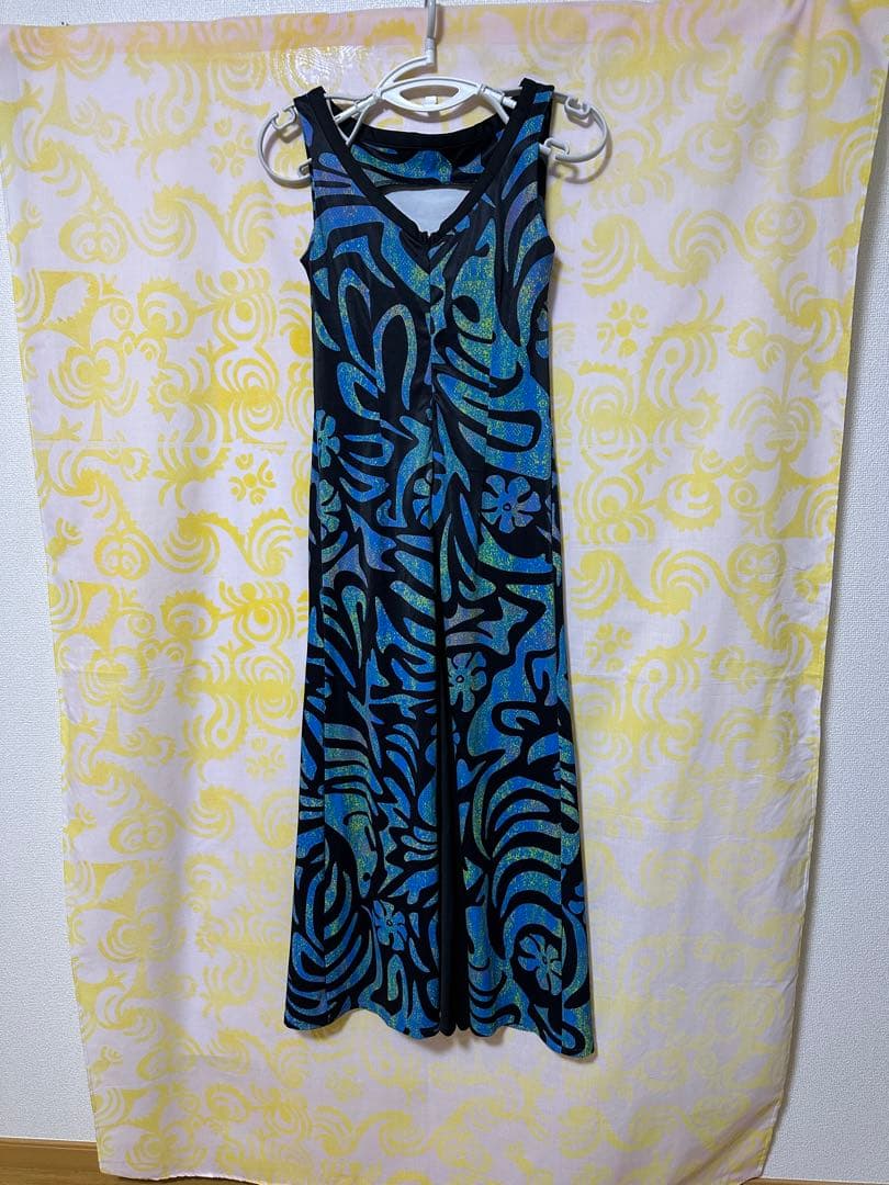 【SALE】【美品】マウナロア　ダンスドレス(ブルー系)