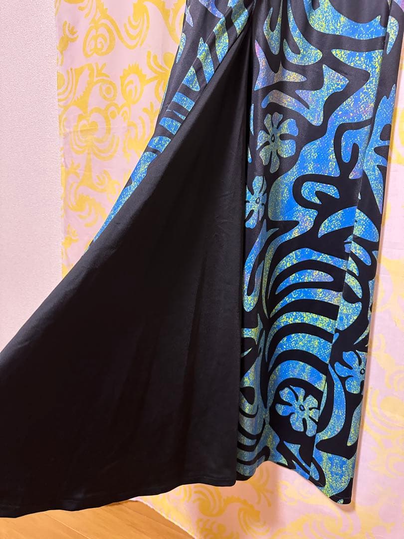 【SALE】【美品】マウナロア　ダンスドレス(ブルー系)