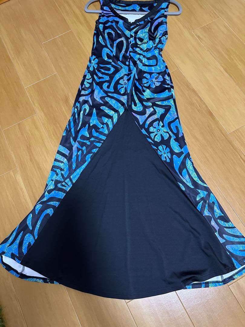 【SALE】【美品】マウナロア　ダンスドレス(ブルー系)