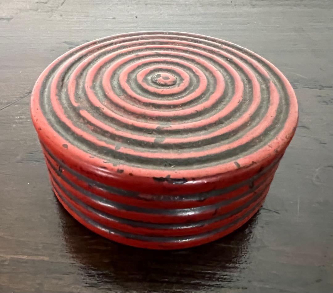 朱塗香合 香道 香道具 アンティーク