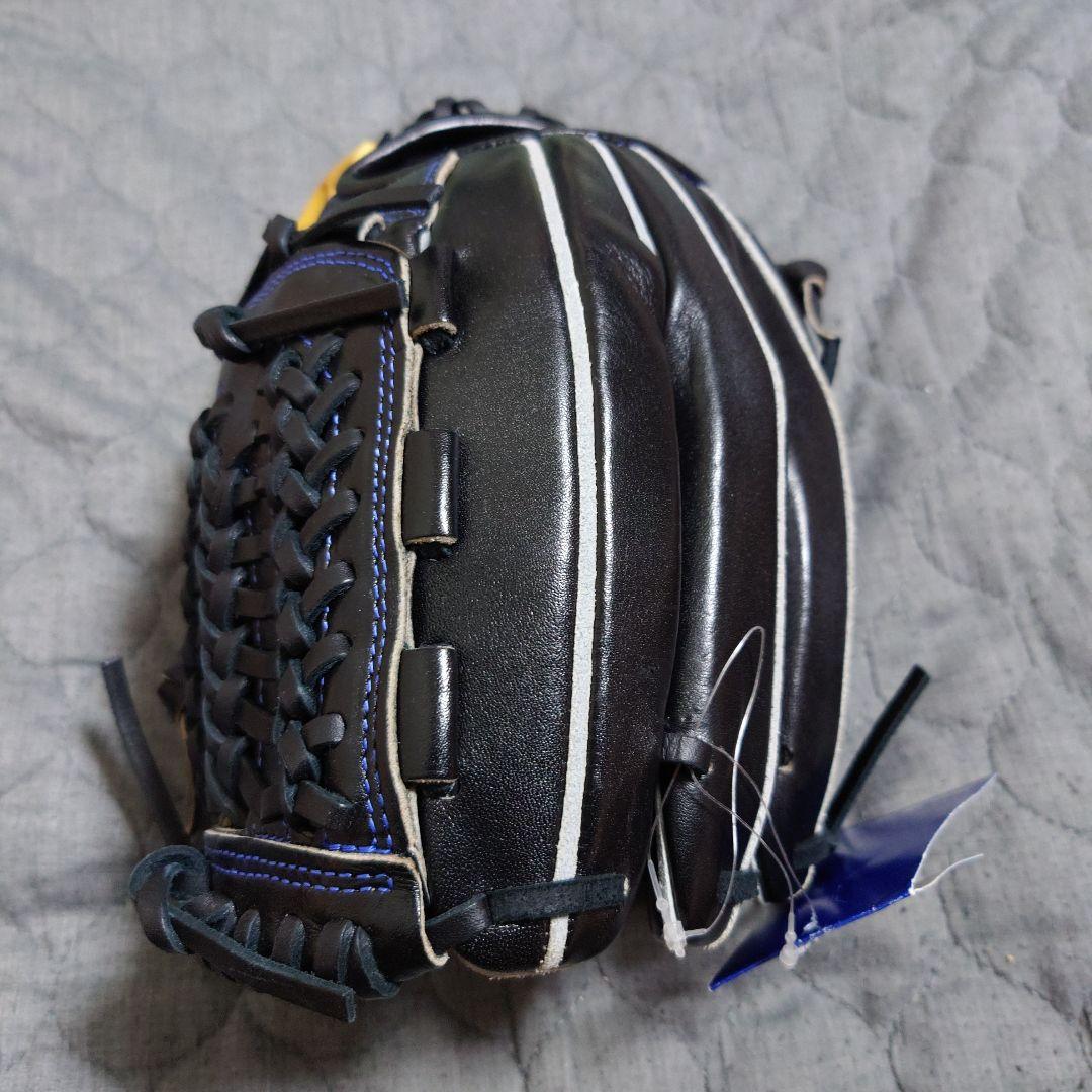 新品限定復刻版軟式ミズノＤ井端モデルグローブ 黒/青
