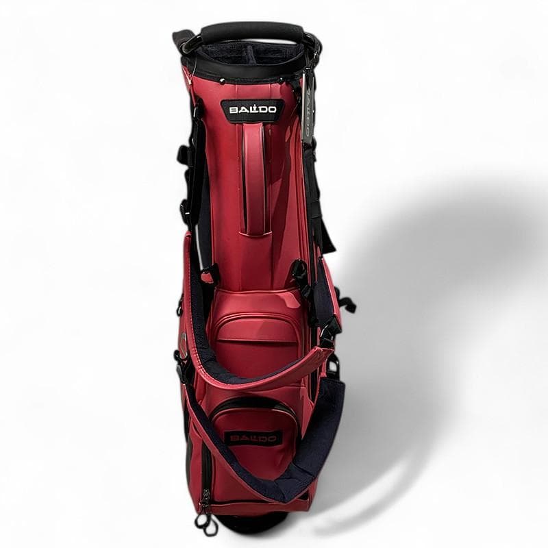 BALDO バルド スタンド付き キャディバッグ レッド ゴルフ 刺繍