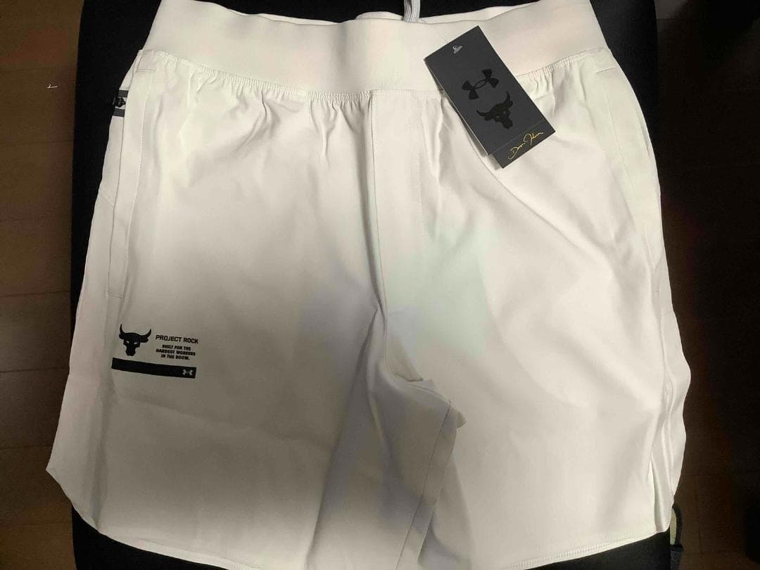 ◆アンダーアーマー◆ PR アンストッパブル スナップショーツ◆LG・白◆