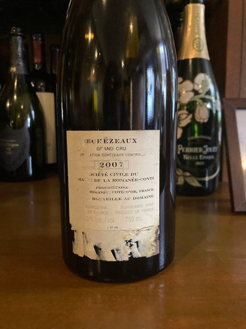 DRC エシェゾー　2007 空き瓶