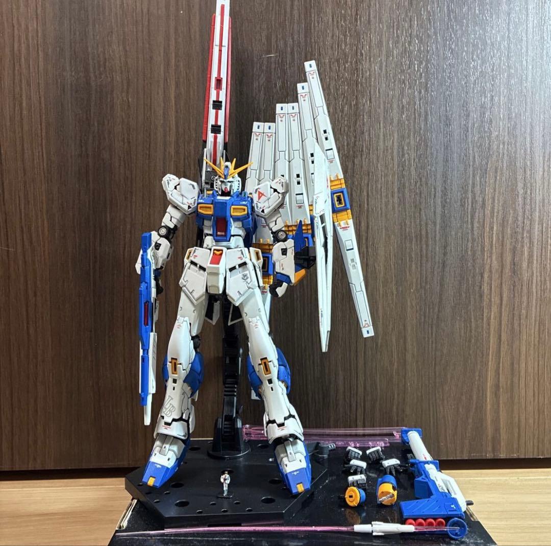 全塗装改修　RG νガンダム　RX-93 ロングレンジ＋ファンネル仕様　艶消し
