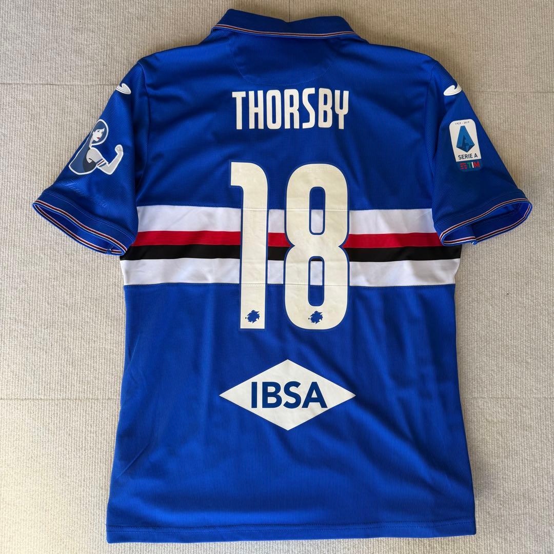 サンプドリア 2019/2020 トルスビー 実使用 ユニフォーム