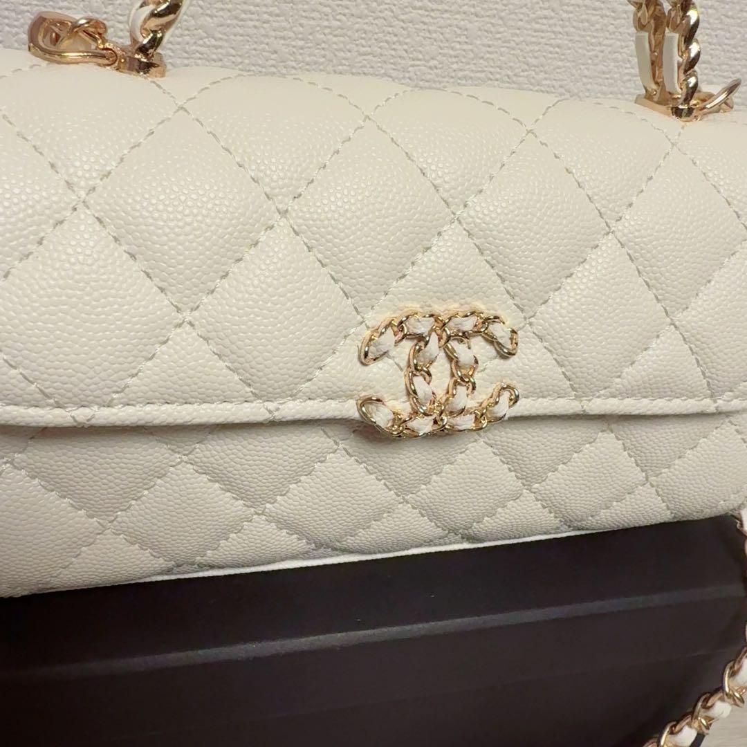 CHANEL ノベルティ ショルダーバッグ チェーン トップハンドル