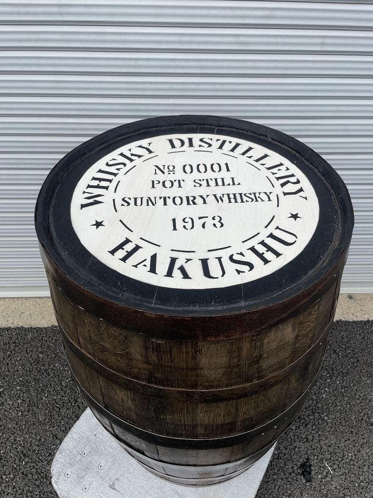 サントリー白州　樽　インテリア　テーブル　1973年