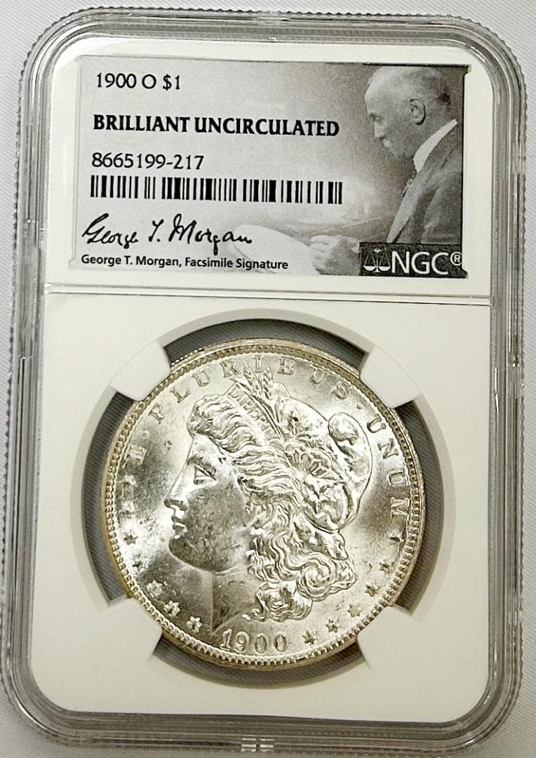 1900年 MORGAN SILVER $ アメリカNGC8665199-217