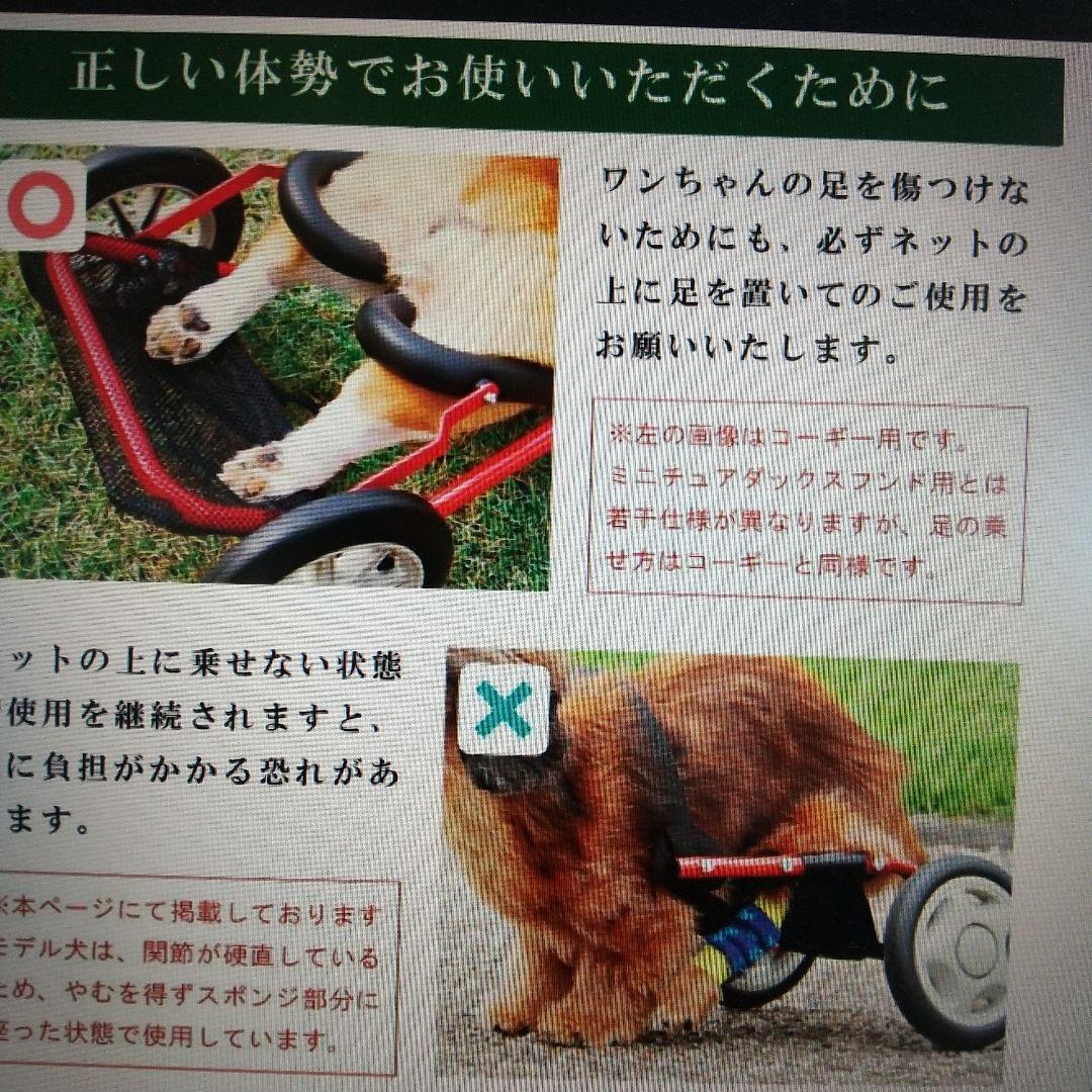 犬用車いす ミニチュアダックス専用 新品