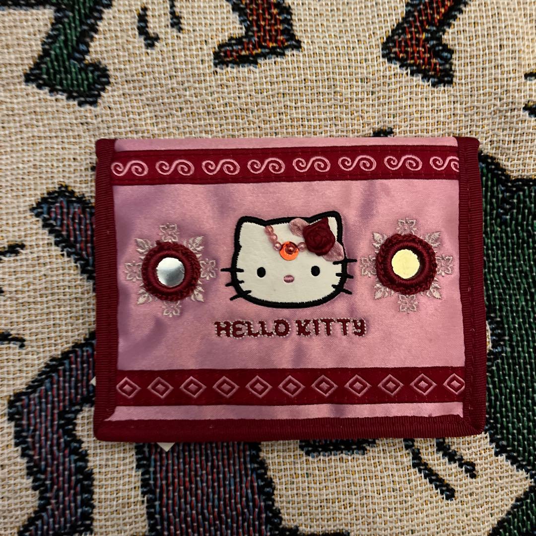 タグ付き！キティ　レトロ　激レア　希少　折りたたみ財布