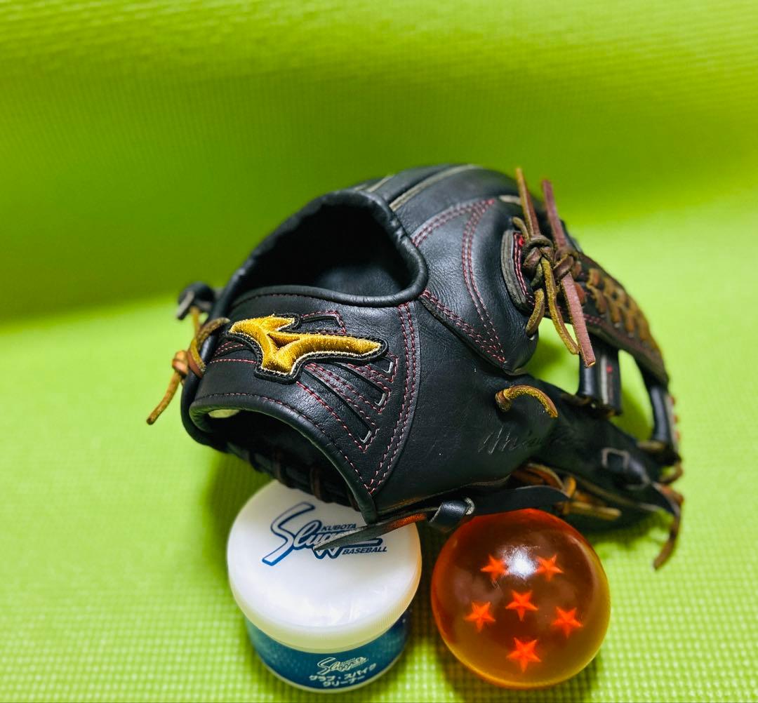 極美品　日本製　ミズノプロ　限定　スペシャルコレクション　硬式グローブ　内野手