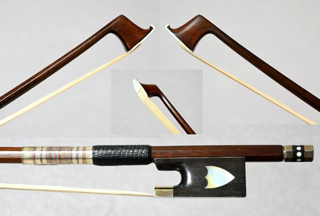 ●弓 Brazilwood Shield inlay Silver 4/4