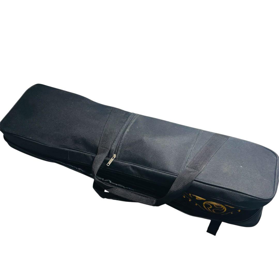 【美品】沖縄 三線 本蛇皮 三味線 ケース付き 初心者 入門