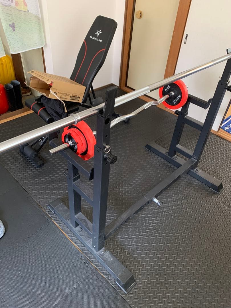 きくち専用　ダンベル&ベンチプレス一式