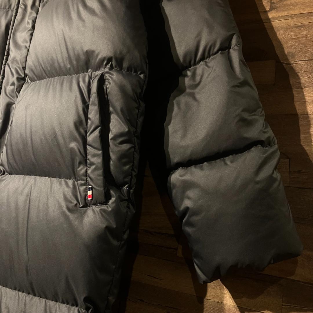 le coq ルコック　ベンチコート　ダウン80%　黒/フード　サイズM