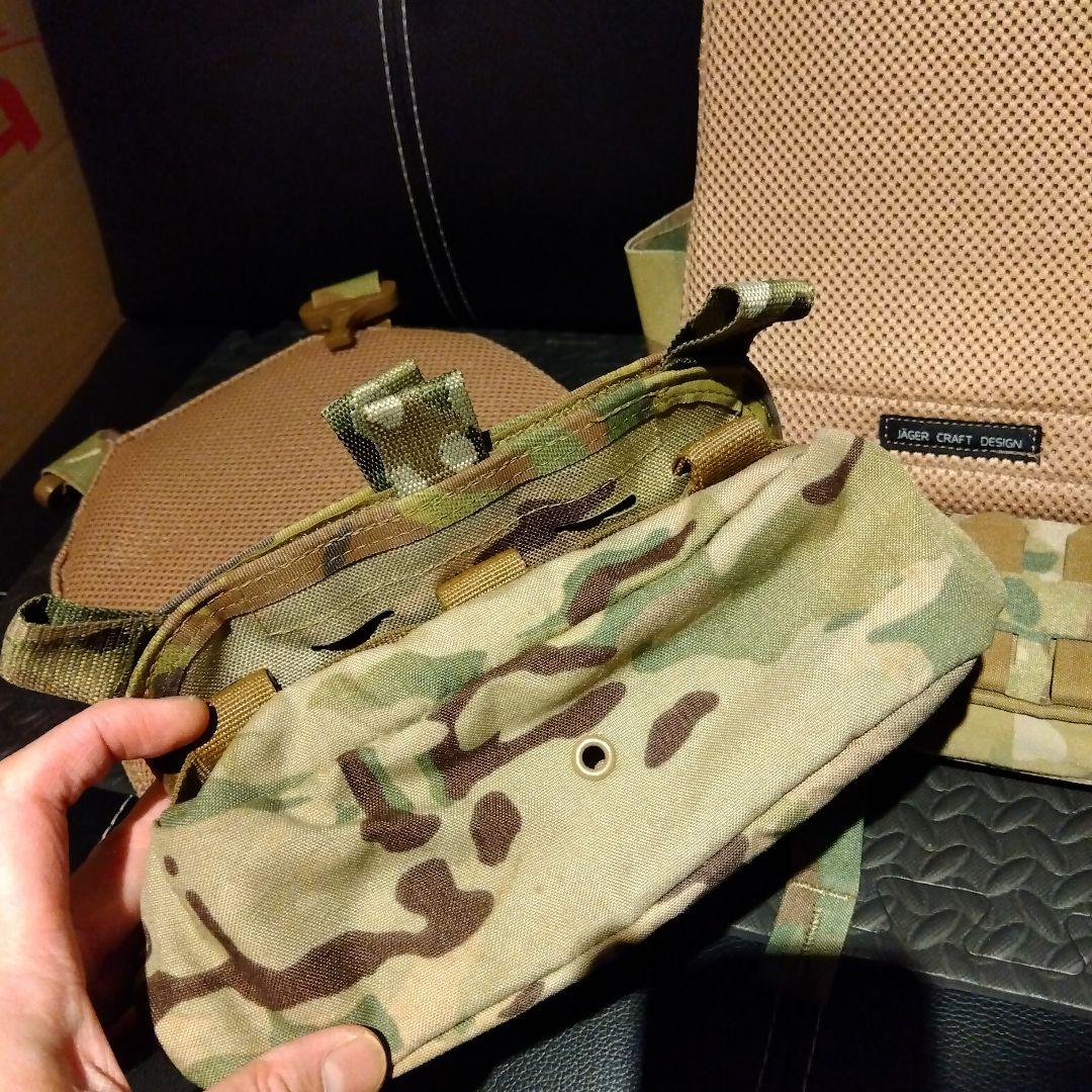 イェーガークラフトデザイン　ASPCⅡ プレートキャリアー マルチカム　改造品