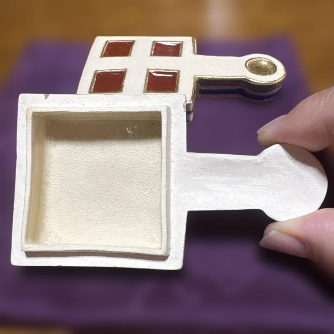 『茶道具　香合』 馬銜　香合　竜谷窯　香雲造