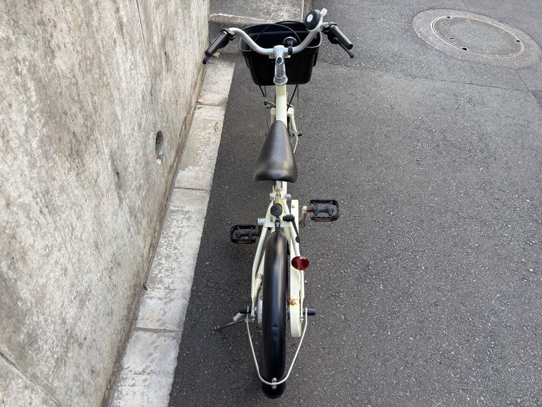 無印良品　16型子供自転車　白