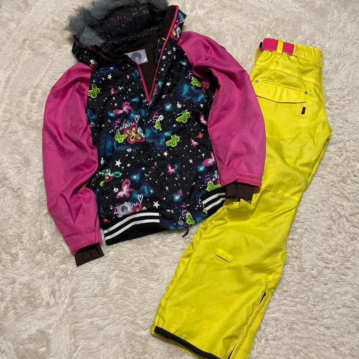 SCOLAR☆スカラー☆スキースノボウェア☆上下セット☆m☆