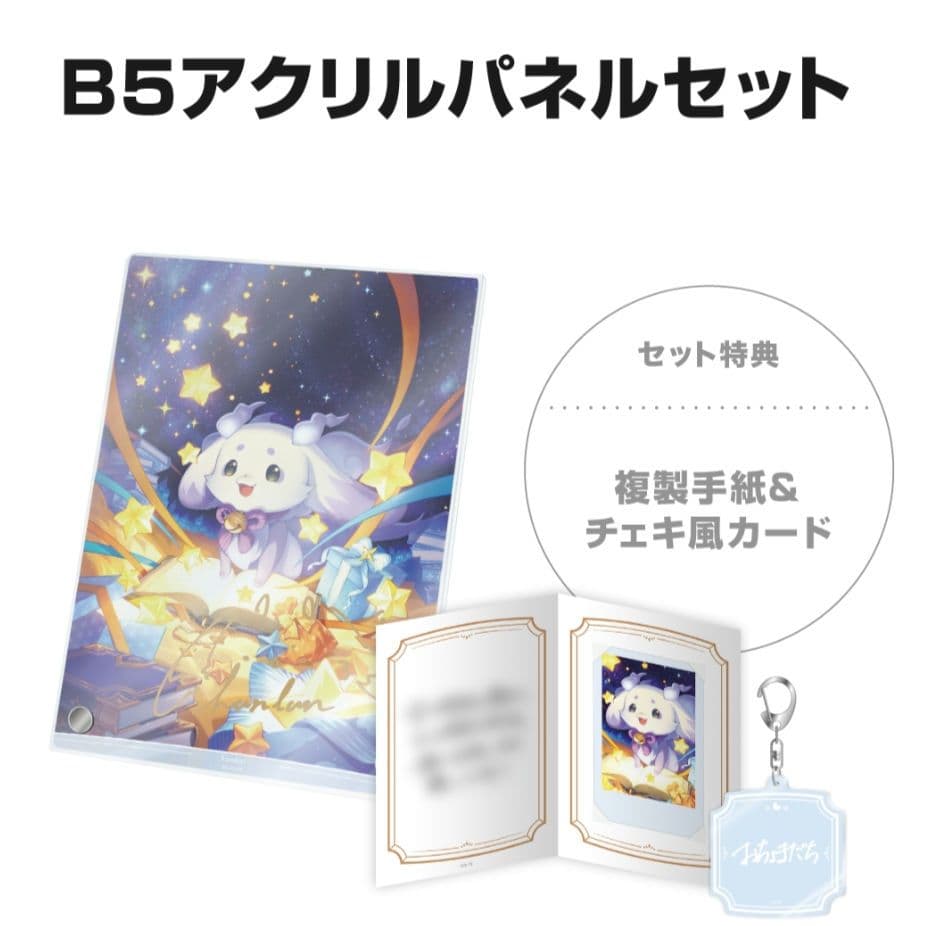 ルンルン 誕生日グッズ 2025 B5アクリルパネルセット