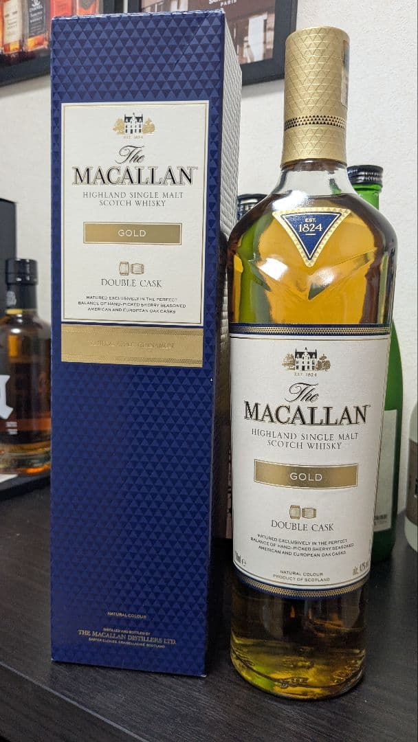 【終売品　希少】マッカランダブルカスク　ゴールド