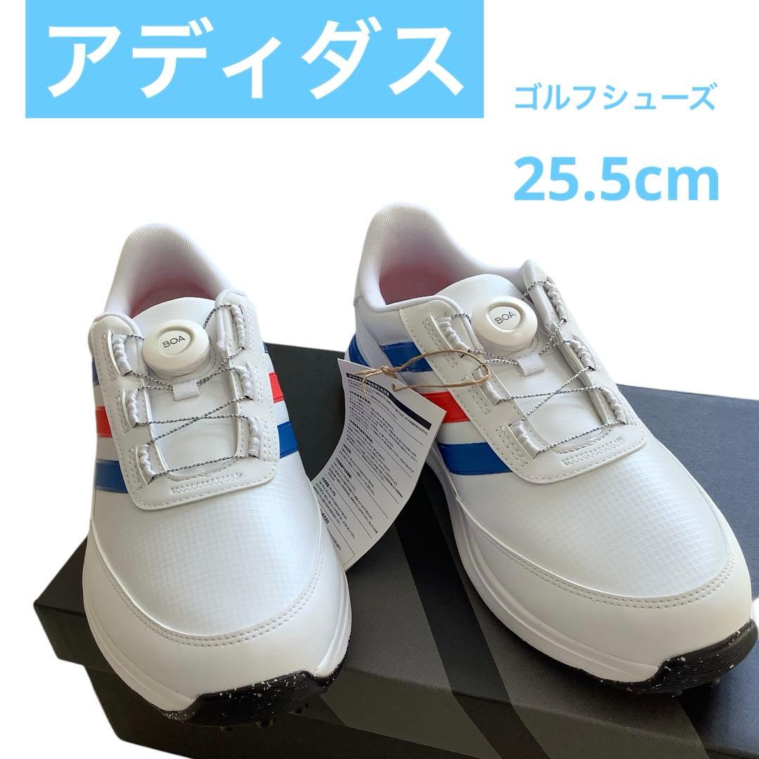 アディダス ゴルフ　BOA スパイクレス 鋲なし IF0290 adidas 白