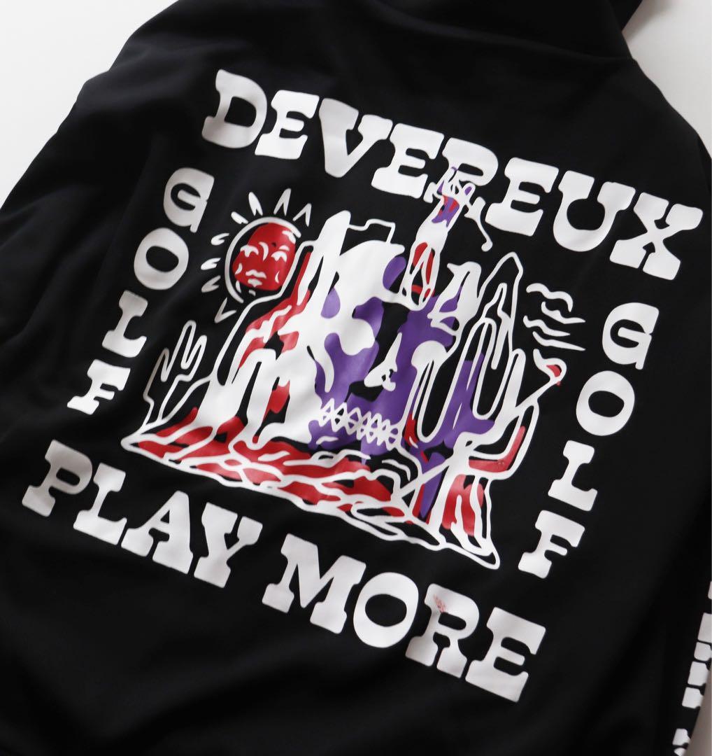 《デヴァローゴルフ》未使用 ジップアップパーカー スウェット ゆったりM