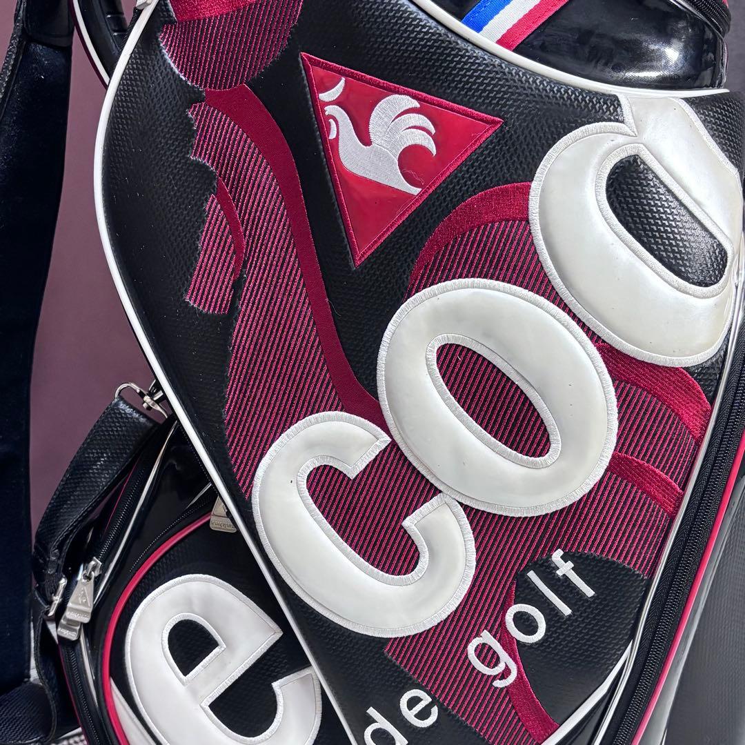 ✨美品✨ le coq sportif キャディバッグ メンズ 9型 ブラック