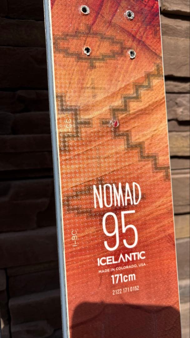 Icelantic NOMAD 95 171cm スキー