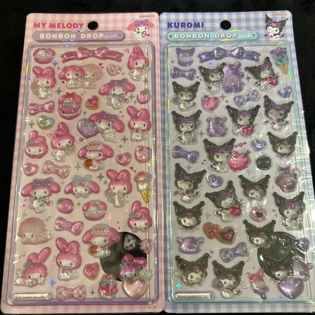 正規品　サンリオ第二弾 ボンボンドロップシール 8種 コンプリートセット